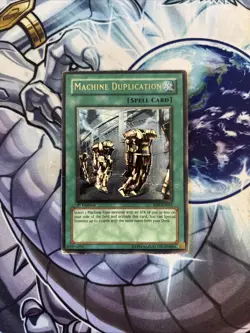 (UU) Yugioh Machine Duplication RDS-EN041 Ultimate Rare 1st Edition damaged - Image 1