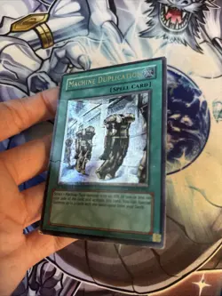 (UU) Yugioh Machine Duplication RDS-EN041 Ultimate Rare 1st Edition damaged - Image 2