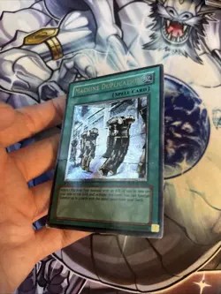 (UU) Yugioh Machine Duplication RDS-EN041 Ultimate Rare 1st Edition damaged - Image 3