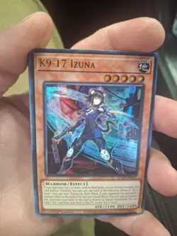 Yugioh! K9-17 Izuna *Ultra Rare* ENGLISH JUSH-EN031 NM Presale Ships 8/1 - Image 1