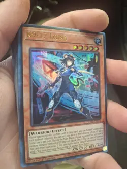 Yugioh! K9-17 Izuna *Ultra Rare* ENGLISH JUSH-EN031 NM Presale Ships 8/1 - Image 3