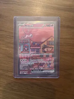 Pokemon TCG Mew EX 053 Holo Black Star Promo Card Scarlet Violet - Image 1