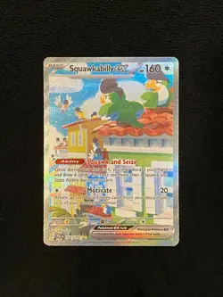 Special Illustration Rare SQUAWKABILLY EX Pokemon Card Paldea Evolved #264 NM - Image 1