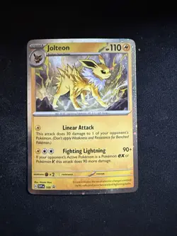 JOLTEON 169 PROMO SCARLET & VIOLET POKEMON COSMOS HOLO - Image 1
