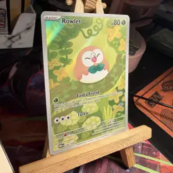 Rowlet 090/088 Perfect Order Illustration Rare Full Art Holo Pokemon TCG MINT - Image 2