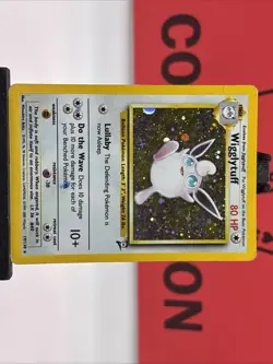 Wigglytuff 19/130 Base Set 2 Holo Rare Card 1999 WOTC Pokemon TCG HP - Image 4