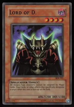 Lord of D. SDK-041 SDK HEAVY-MAX FOIL BLEED ERROR Yu-Gi-Oh - Image 1
