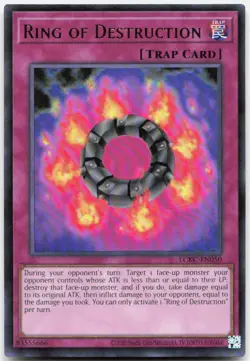 Ring of Destruction Ultra Rare Legendary Collection Kaiba LCKC-EN050 NM - Image 1