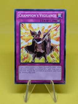 Yugioh - Champion's Vigilance (SDBE-EN039) - Common 1st Edition - Image 1