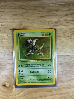 Pokemon TCG Pinsir Holo Rare Card 9/64 Jungle Unlimited Vintage Near Mint - Image 1