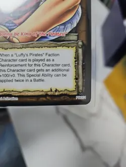 One Piece CCG The Quest Begins Pirate’s Ambition Luffy PR001 Shonen Jump Promo - Image 5
