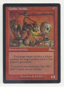 MTG URZA'S LEGACY: 1x NM/M Goblin Welder Magic the Gathering Card Swap Artifact - Image 1