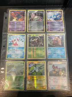 Pokemon Card Lot 9 Vintage Reverse Holos 🔥LP - HP 2007-2010 DP era - Image 1