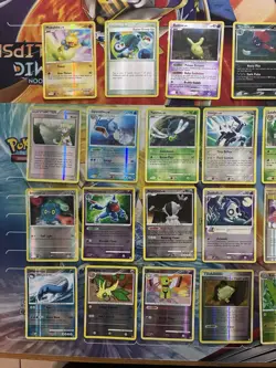 Vintage Pokemon Card Lot Reverse Holo Fire Shiny Yanma Gyarados Leafeon 27 Cards - Image 3