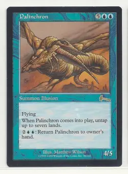 MTG URZA'S LEGACY: 1x NM Palinchron Magic the Gathering Untap 7 Land Return Card - Image 1