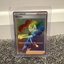 Pokemon Card TCG - Shauna 278/264 - Fusion Strike - Secret Rainbow Rare - NM ⭐ - Image 1