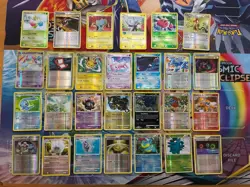 Vintage Pokemon Card Lot Reverse Holo Fire Mew Jolteon Dialga Kyogre 27 Cards - Image 1