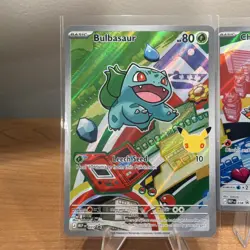 Pokemon Bulbasaur Charmander Squirtle MEPI Holo Card Lot 3 Cards English - Image 3