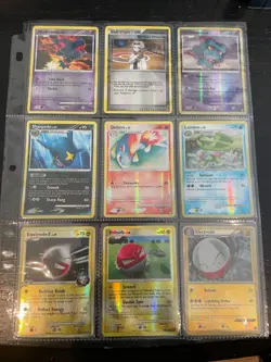 Pokemon Card Lot 9 Vintage Reverse Holos 🔥LP - HP 2007-2010 DP era - Image 1