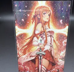 Asuna Yuuki Anime Waifu Card Doujin ACG Goddess Holo - Image 1