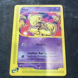 Pokemon TCG Abra Expedition Base Set, Card 93/165, Regular Common NM E Reader - Image 1