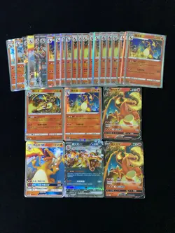 Pokemon TCG Card S-Chinese Charizard 029/115 R Lot*28 YV34 - Image 1
