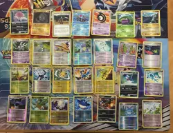 Vintage Pokemon Card Lot Reverse Holo Fire Dragonite Dialga Jolteon 28 Cards - Image 1