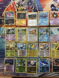 Vintage Pokemon Card Lot Reverse Holo Fire Dragonite Dialga Jolteon 28 Cards - Image 3