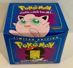 Brand New Vintage SEALED Pokemon 1999 Burger King 23k Gold Card Jigglypuff Poke - Image 1