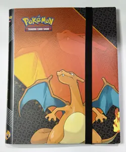 Pokemon Charizard Binder Pikachu EX xy124 Sir Rainbow Full Art GX TG 45 Cards - Image 1