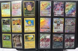 Pokemon Charizard Binder Pikachu EX xy124 Sir Rainbow Full Art GX TG 45 Cards - Image 3