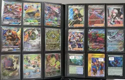 Pokemon Charizard Binder Pikachu EX xy124 Sir Rainbow Full Art GX TG 45 Cards - Image 4