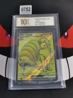 Ninetales ex SR 151C-178/151 Pokemon Card Chinese -Pyxis gold 10 - Image 1