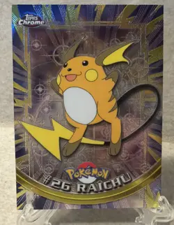 Topps Chrome 2000 Holo Pokemon Raichu #26 Pokemon Card - Image 1