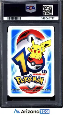 Pokemon 2006 Swampert Blue Queen Of Diamonds 10th Annv. Playing Card PSA 10 - Image 2