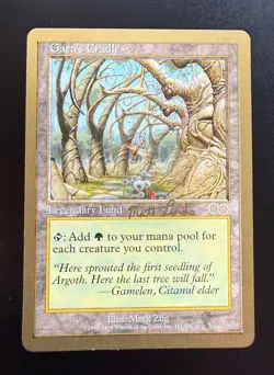 MTG-(Magic The Gathering)-Gaea's Cradle#3-NM-99 World Championship (Matt Linde) - Image 1