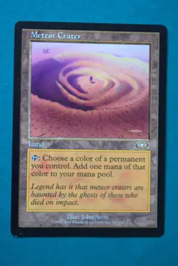Meteor Crater - MTG - Planeshift- Never Played - Magic The Gathering - Image 1