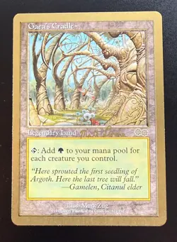 MTG-(Magic The Gathering)-Gaea's Cradle#2-NM-99 World Championship (Matt Linde) - Image 1
