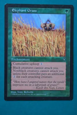Elephant Grass - MTG - Visions - Lightly Played - Magic the Gathering - Image 1