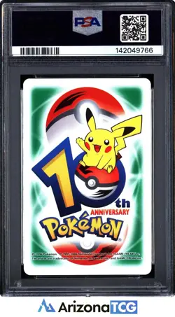 Pokemon 2006 Swinub/Piloswine 7 Of Diamonds 10th Anniversary Playing Card PSA 10 - Image 2