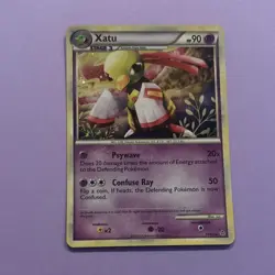 Pokemon Xatu 11/95 Unleashed Holo Cracked Ice Stage 1 90 HP Rare 2010 - Image 1