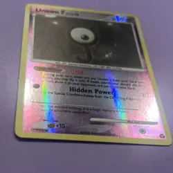 Pokemon Unown J 76/146 Legends Awakened 2008 Reverse Holo Basic 50 HP Uncommon - Image 2