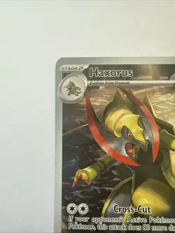 Haxorus Full Art Holo Illustration Rare Black Bolt Pokemon TCG 2025 - Image 3