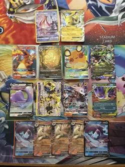 Pokemon Card Lot Full Art Alt Art Fire Pikachu Ninetales Rayquaza - Image 1