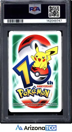 Pokemon 2006 Cyndaquil Green Ace Of Clubs 10th Anniversary Playing Cards PSA 10 - Image 2
