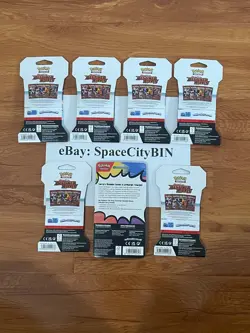 Pokemon TCG Destined Rivals Sleeved Booster W/ Pack ASCENDED HEROES LARRY BUNDLE - Image 2