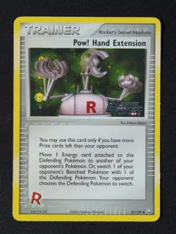 Pow! Hand Extension 85/109 Team Rocket Returns Reverse Stamped Holo Pokemon Card - Image 1
