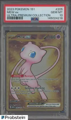 2023 Pokemon 151 Ultra Premium Collection Mew EX Metal #205/165 PSA 10 GEM MINT - Image 1
