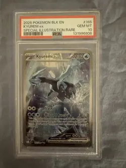 Pokemon TCG Kyurem EX Black Bolt Special Illustration Rare 165/086 PSA 10 - Image 1