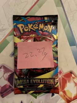 (HEAVY) 22.27g Pokemon TCG Mega Evolution Booster Pack (SEALED)✅ - Image 2